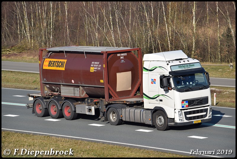 14-BBD-5 Volvo FH3 Michel de Haan-BorderMaker - Rijdende auto's 2019