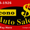 buy here pay here near me - Econo Auto Sales