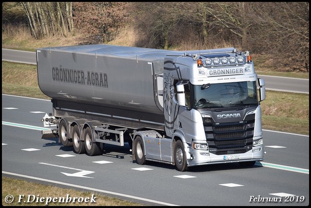 EL GX 580 Scania R580 Gronniger-BorderMaker Rijdende auto's 2019