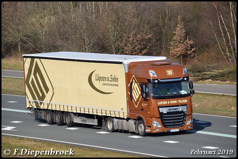 WST PG112 DAF 106 Lupsen en Son-BorderMaker - Rijdende auto's 2019