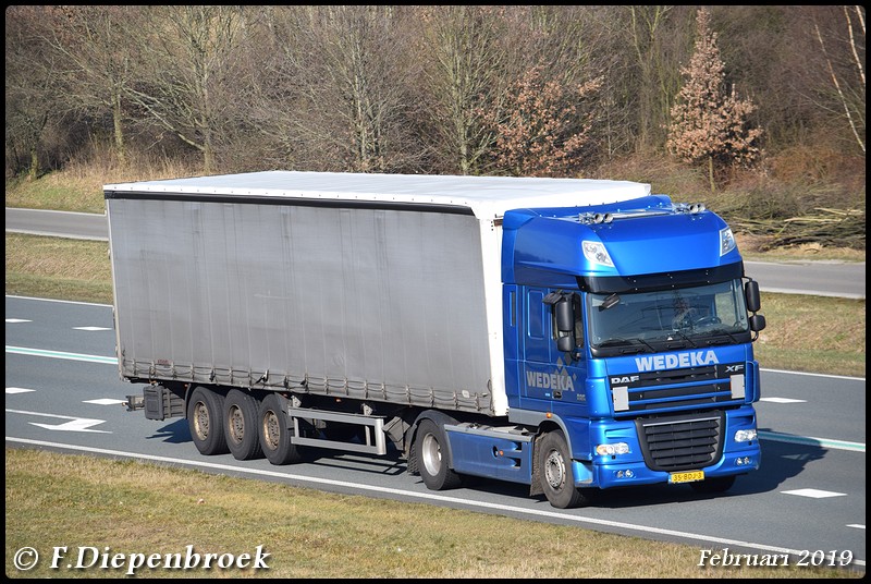 35-BDJ-3 DAF 105 Wedeka-BorderMaker - Rijdende auto's 2019