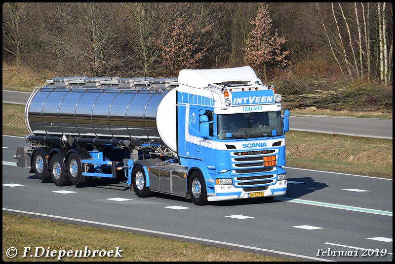 59-BDF-5 Scania R490 Kees Int Veen-BorderMaker - Rijdende auto's 2019