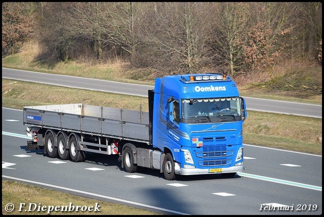 58-BDK-4 Volvo FH4 Oomkens-BorderMaker Rijdende auto's 2019