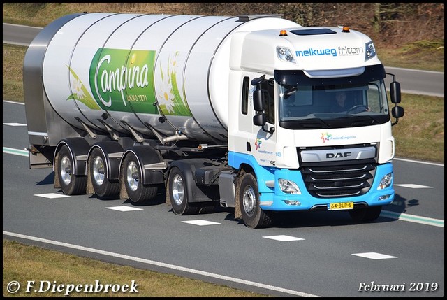 64-BLP-5 DAF CF Melkweg Fritom-BorderMaker Rijdende auto's 2019