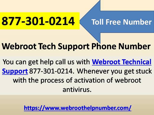 Webroot Tech Support Phone Number Webroot Support 877-301-0214