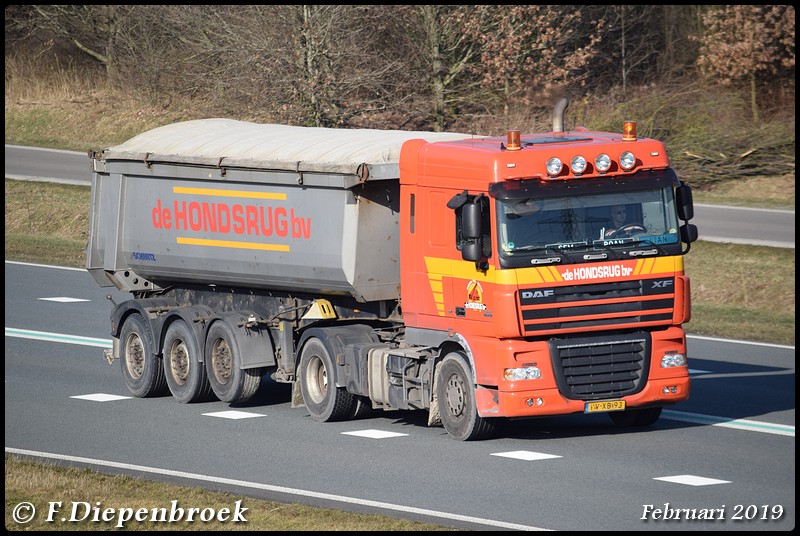 BV-XB-93 DAF 105 De Hondsrug-BorderMaker - Rijdende auto's 2019