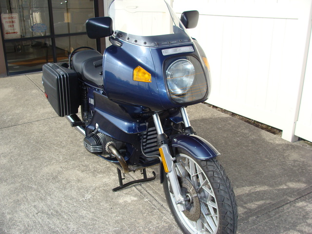 DSC01566 1984 R80RS, Dark Blue Metallic #6173587 Koni's, Corbin, accessory Sidestand, Krauser Saddlebags. Fresh 10K Service.