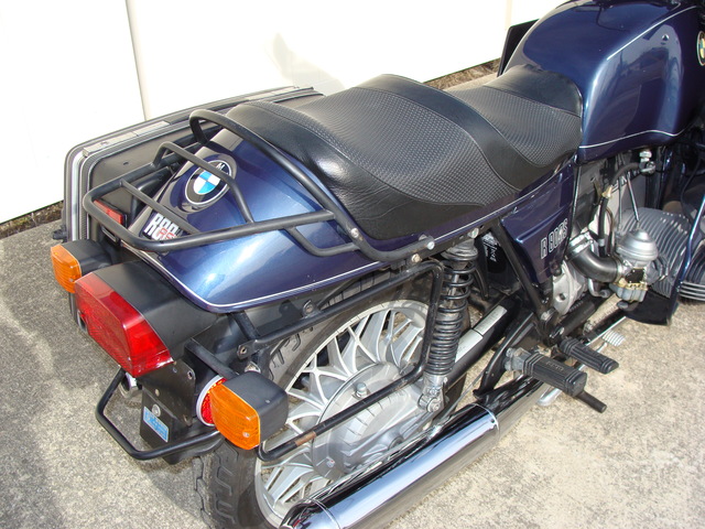 DSC01569 1984 R80RS, Dark Blue Metallic #6173587 Koni's, Corbin, accessory Sidestand, Krauser Saddlebags. Fresh 10K Service.