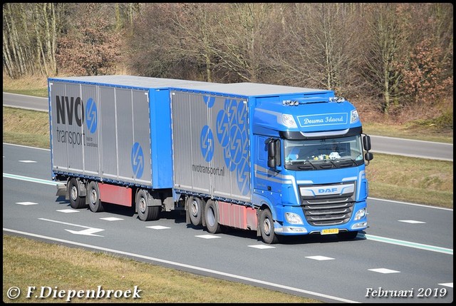 47-BLF-7 DAF 106 Douma Idaerd-BorderMaker Rijdende auto's 2019