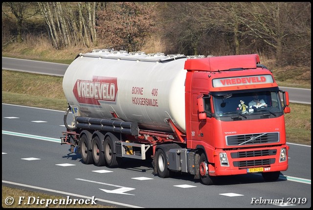 BT-BG-88 Volvo FH Vredeveld-BorderMaker Rijdende auto's 2019