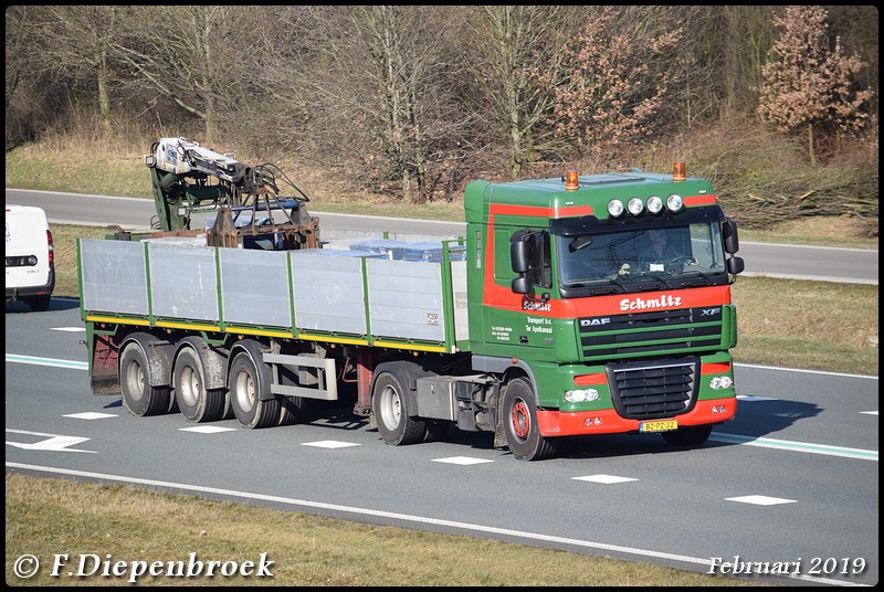 BZ-PZ-32 DAF 105 Schmitz-BorderMaker - Rijdende auto's 2019