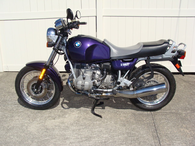 DSC01455 1992 BMW R100R, Purple. #0280286 VGC! Only 17,828 Miles!! Just completed BMW Factory Major Service (10K)++