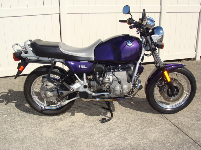 DSC01473 1992 BMW R100R, Purple. #0280286 VGC! Only 17,828 Miles!! Just completed BMW Factory Major Service (10K)++