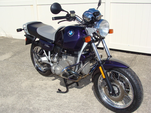DSC01474 1992 BMW R100R, Purple. #0280286 VGC! Only 17,828 Miles!! Just completed BMW Factory Major Service (10K)++