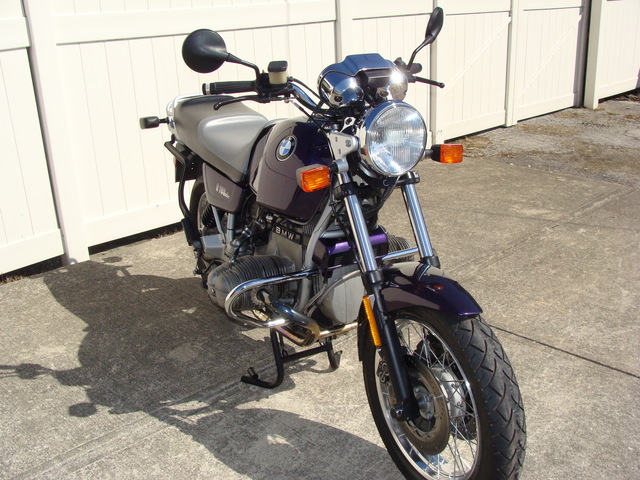DSC01484 1992 BMW R100R, Purple. #0280286 VGC! Only 17,828 Miles!! Just completed BMW Factory Major Service (10K)++