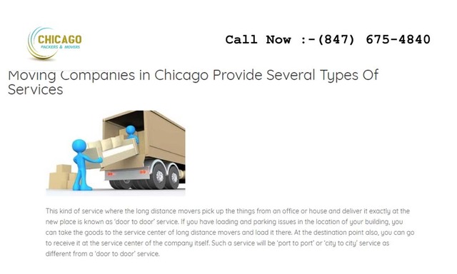 Moving Companies in Chicago | Call Now (847) 675-4 Picture Box