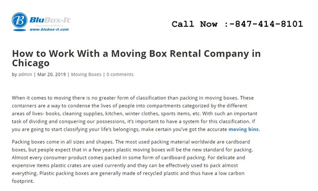 Moving Rental Companies Chicago Picture Box