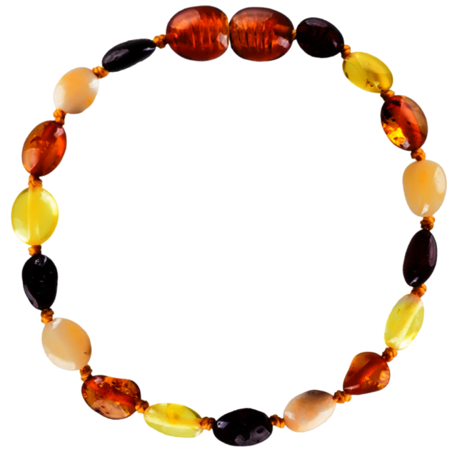 MULTI 4 BEANS STYLE POLISHED Bracelet AMBEROS