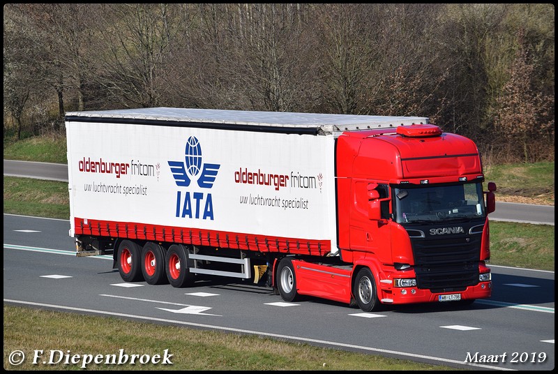 MB LT 796 Scania R Oldenburger Fritom-BorderMaker - Rijdende auto's 2019