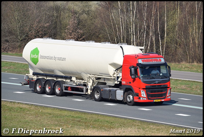 26-BHF-6 Volvo FM Vredeveld-BorderMaker - Rijdende auto's 2019