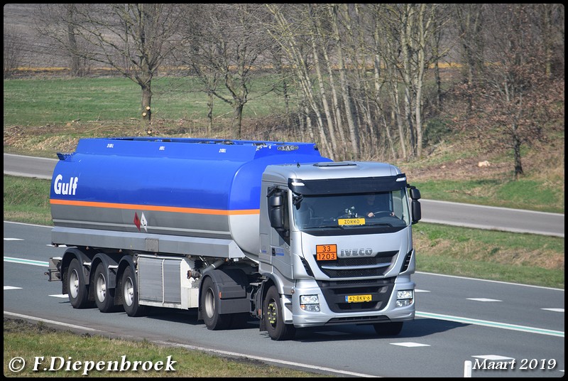 42-BKV-6 Iveco Stralis Schenk Tanktransport-Border - Rijdende auto's 2019
