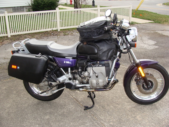 DSC01583 1992 BMW R100R, Purple. #0280286 VGC! Only 17,828 Miles!! Just completed BMW Factory Major Service (10K)++