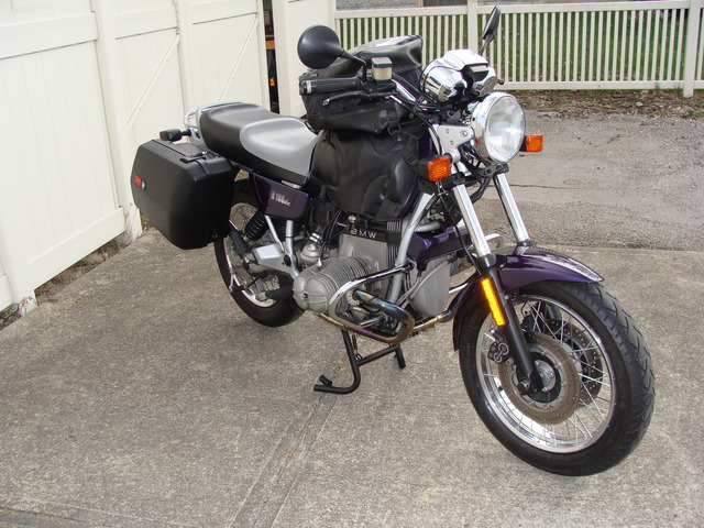 DSC01584 1992 BMW R100R, Purple. #0280286 VGC! Only 17,828 Miles!! Just completed BMW Factory Major Service (10K)++
