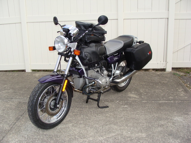 DSC01585 1992 BMW R100R, Purple. #0280286 VGC! Only 17,828 Miles!! Just completed BMW Factory Major Service (10K)++