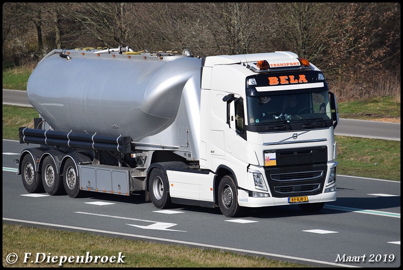 89-BJB-3 Volvo FH4 Bela-BorderMaker - Rijdende auto's 2019