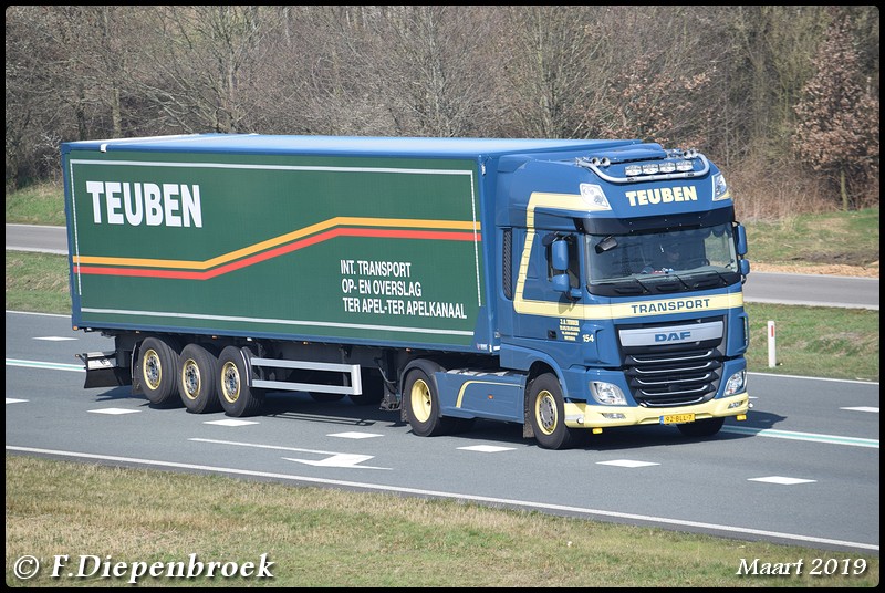 92-BLL-7 DAF 106 Teuben-BorderMaker - Rijdende auto's 2019