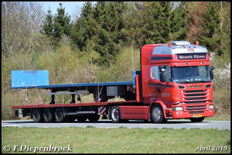 12-BFH-2 Scania R450 Wessels-BorderMaker - Rijdende auto's 2019