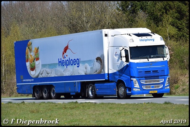 22-BDV-1 Volvo FH4 Heiploeg-BorderMaker Rijdende auto's 2019