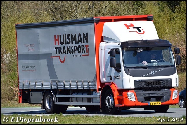 62-BHH-4 Volvo FE Huisman Druten-BorderMaker Rijdende auto's 2019