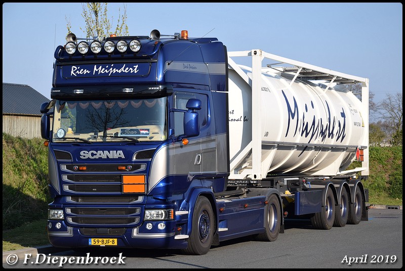 59-BJF-8 Scania R410 Rien Meijndert-BorderMaker - 2019