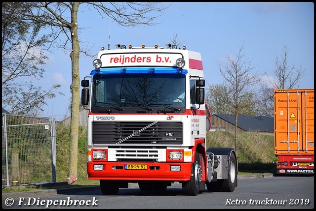 BB-RV-82 Volvo F12 Reijnders-BorderMaker Retro Trucktour 2019