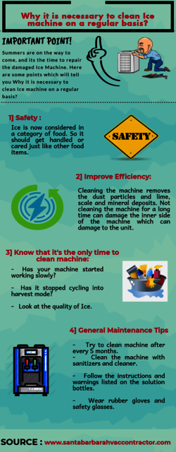 Why it is necessary to clean Ice machine on a regu A+ Refrigeration Heating & Air Conditioning