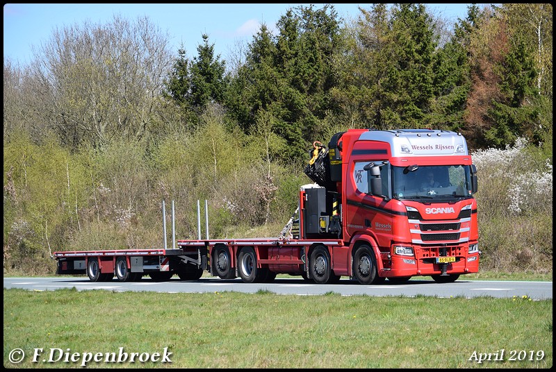 85-BLB-6 Scania R450 Wessels-BorderMaker - Rijdende auto's 2019