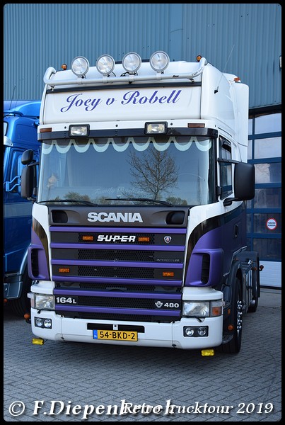 54-BKD-2 Scania 164L 480 Joey v Robell-BorderMaker Retro Trucktour 2019