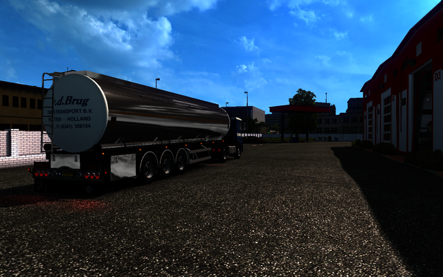 ets2 Daf 95 ATI lowcab 4x2 van de Brug Tanktranspo ETS2 prive