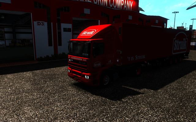 ets2 Daf 95 ATi 4x2 van Amerongen transport Barnev ETS2 prive