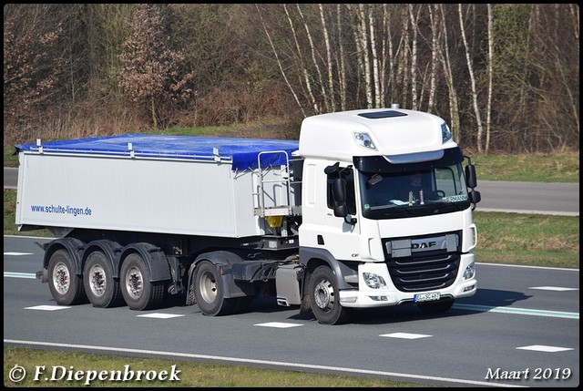 EL SC 467 DAF CF Schulte Lingen-BorderMaker Retro Trucktour 2019