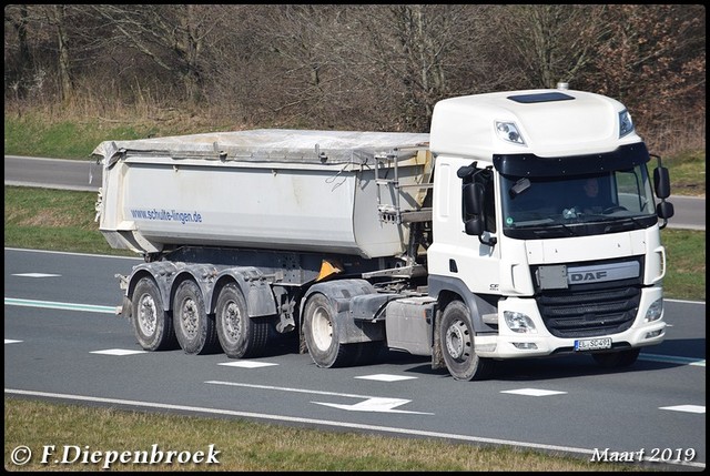 EL SC 491 DAF CF Schulte Lingen-BorderMaker Retro Trucktour 2019