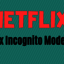Netflix Incognito Mode Error - Netflix Incognito Mode Error