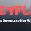 Netflix Download Not Working - Netflix Download Not Working