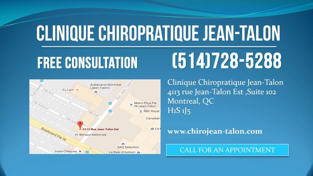 Chiropractor Montreal, QC Clinique Chiropratique Jean-Talon
