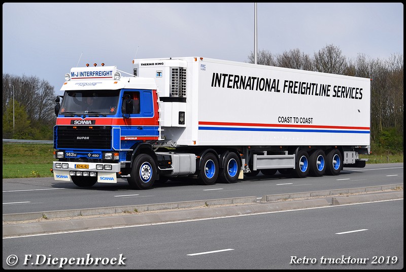 BZ-HL-82 Scania 143 MJ Interfreight-BorderMaker - Retro Trucktour 2019