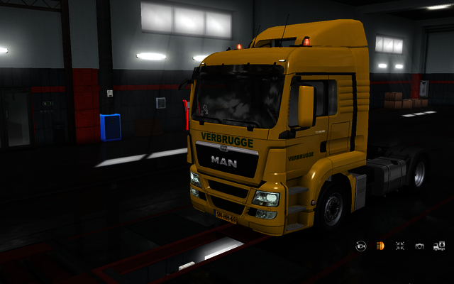 ets2 Man TGS 4x2 Verbrugge transport Terneuzen ETS2 prive