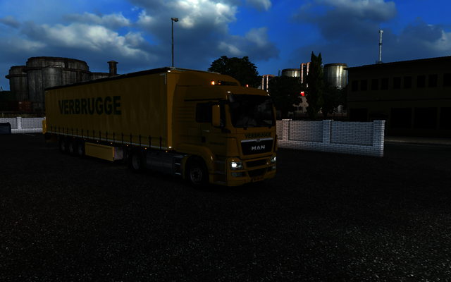 ets2 Man TGS 4x2 Verbrugge transport Terneuzen + S ETS2 prive