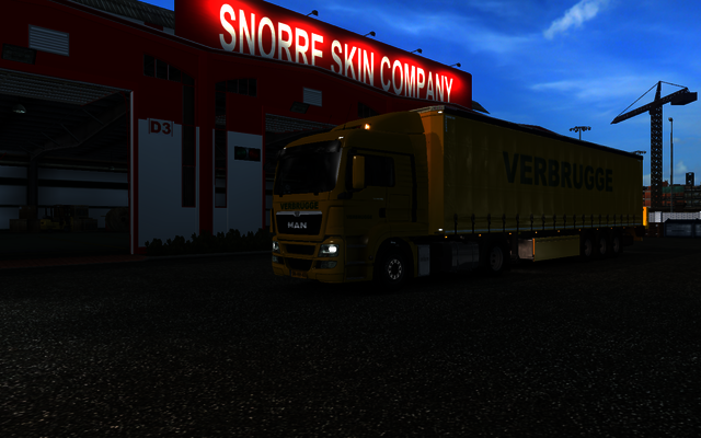 ets2 Man TGS 4x2 Verbrugge transport Terneuzen + S ETS2 prive