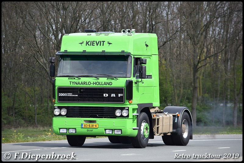 83-BJR-4 DAF 3300 Kievit-BorderMaker - Retro Trucktour 2019